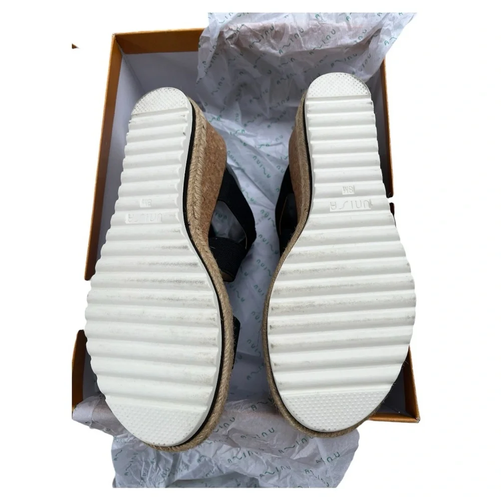 Unisa‎ Unpaisey Black Wedge Sandal